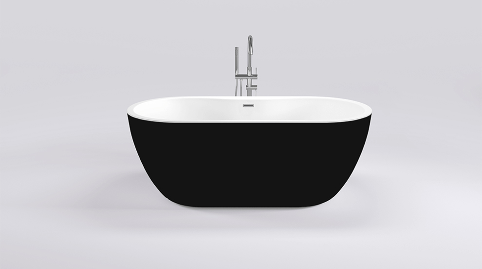 

Акриловая ванна Black&White Swan SB111 Black черная, Черно-белый, SB111 Black