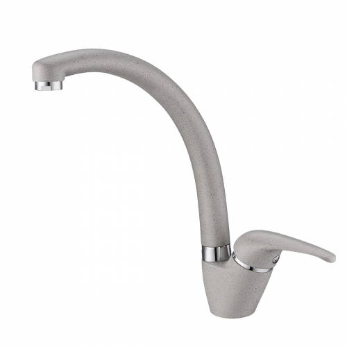 

Смеситель Emar Quartz ЕС - 3013 для кухни барит, Светло-серый, ЕС - 3013