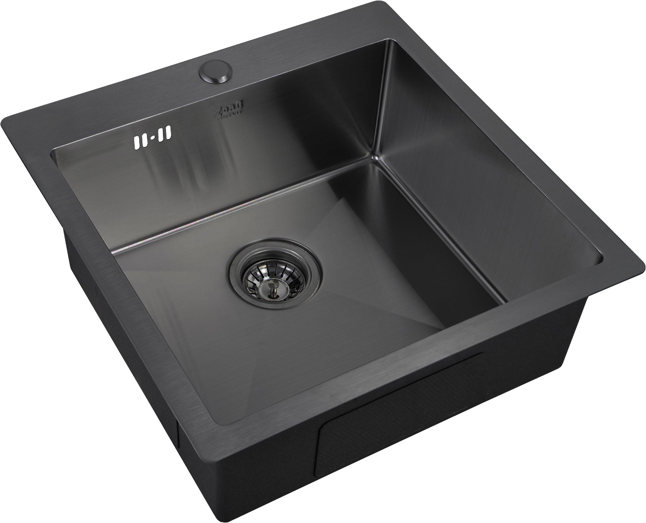 

Мойка кухонная Zorg Inox PVD 5151 grafit, Черный, Inox PVD 5151