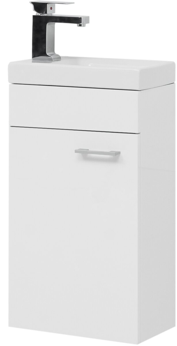 

Тумба с раковиной Aquanet Нота 40 L белая, Белый, 00246954