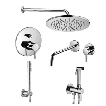 

Душевой комплект Paffoni Light KITZLIG015CR006, Хром, KITZLIG015CR006