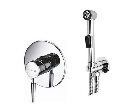 

Гигиенический душ WasserKRAFT A04157 со смесителем, Хром, A04157