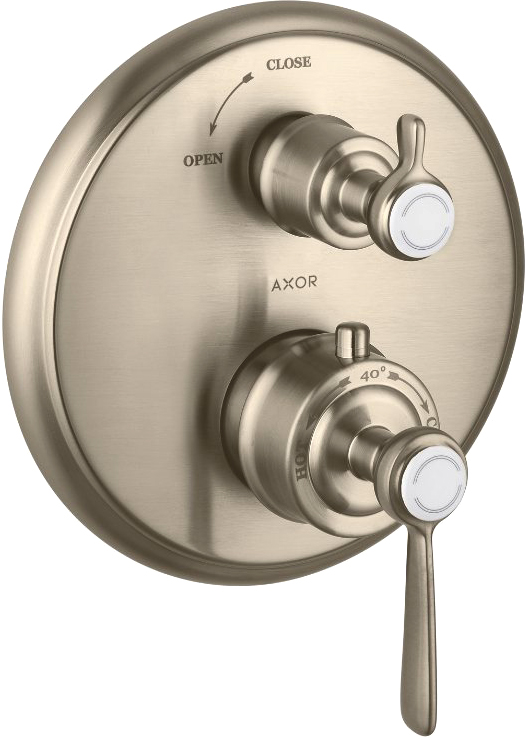 

Термостат Axor Montreux 16801820 для душа, шлифованный никель, Сталь