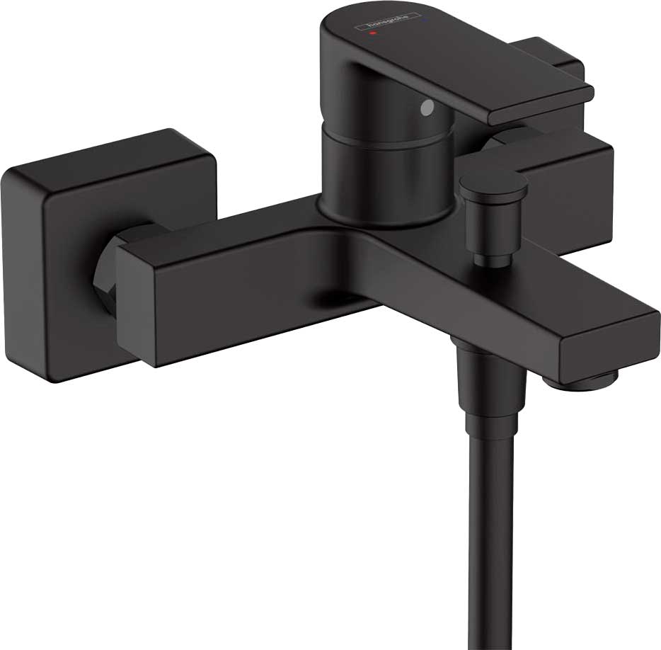

Смеситель Hansgrohe Vernis Shape 71450670 для ванны с душем, черный
