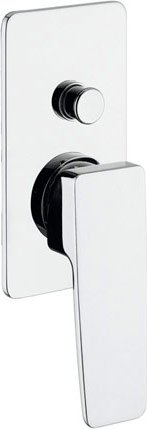 

Смеситель M&Z New Geometry NGM02800 С ВНУТРЕННЕЙ ЧАСТЬЮ, для ванны с душем, Хром, New Geometry NGM02800