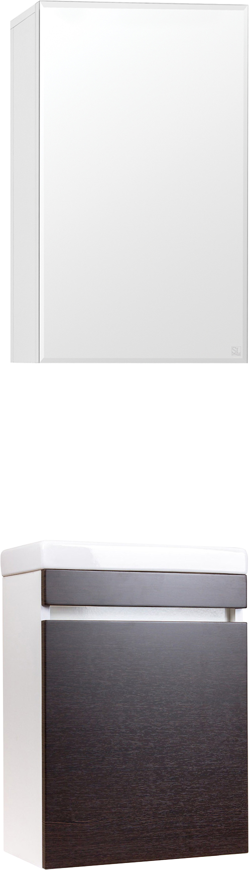 

Мебель для ванной Style Line Compact 40 Люкс, венге, Темное дерево, Compact 40