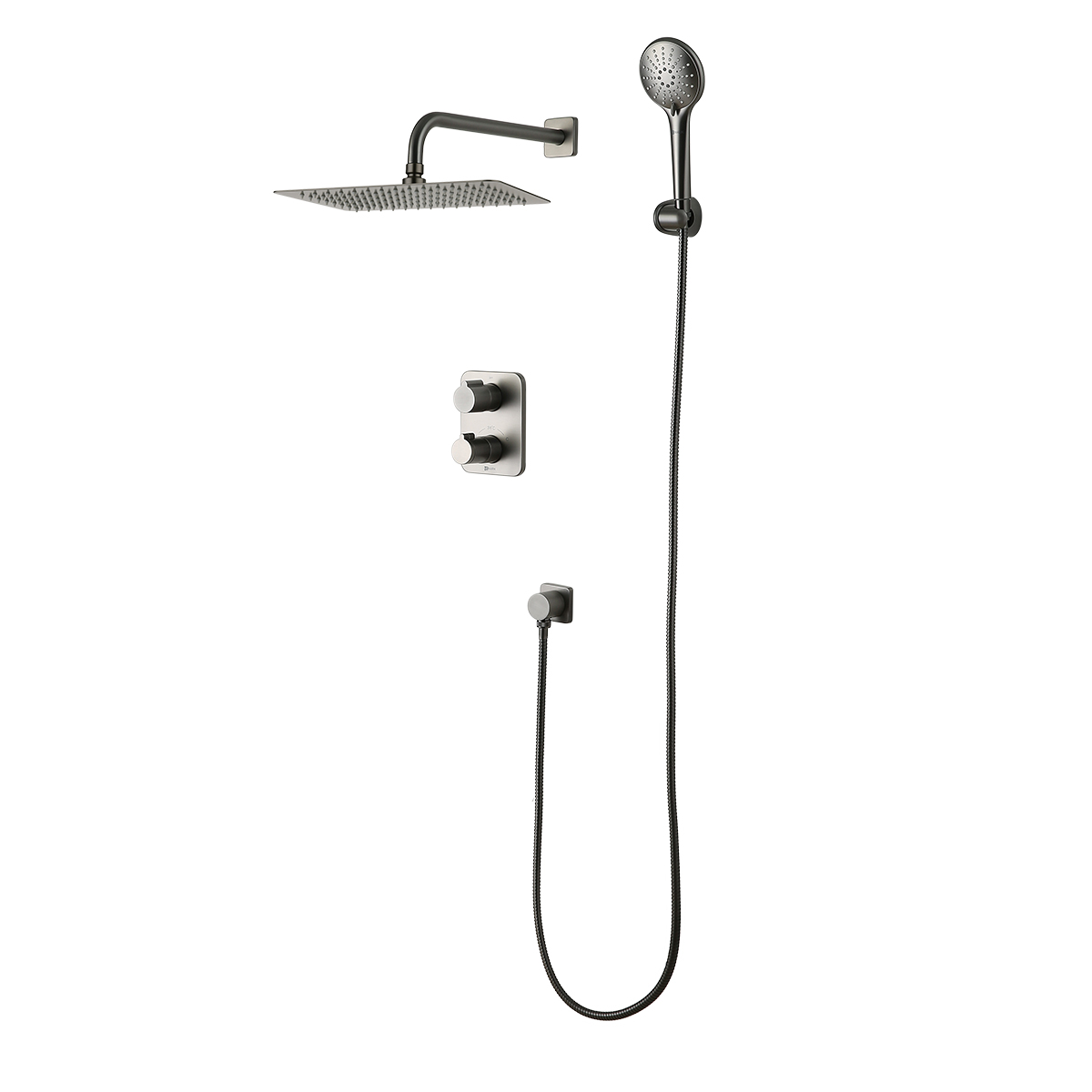 

Душевой комплект Lemark LM3749GM черный, Графит, LM3749GM