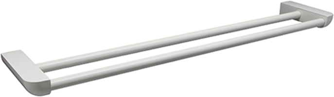 

Полотенцедержатель WasserKRAFT Kammel K-8340WHITE двойной, Белый, Kammel K-8340WHITE