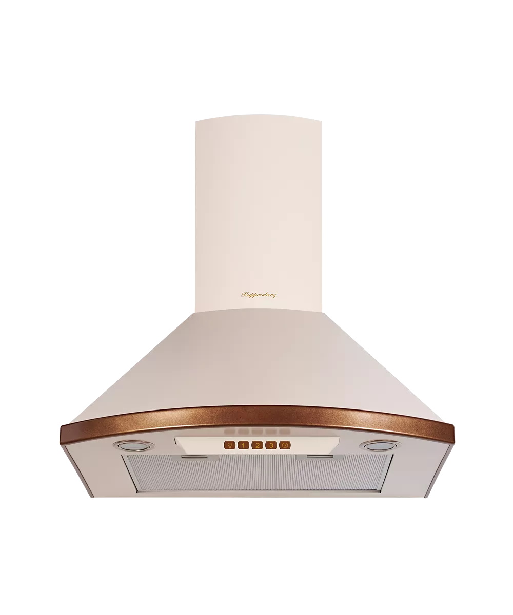 

Кухонная вытяжка Kuppersberg Classic Bona 60 C купольная бежевая, Bona 60 C