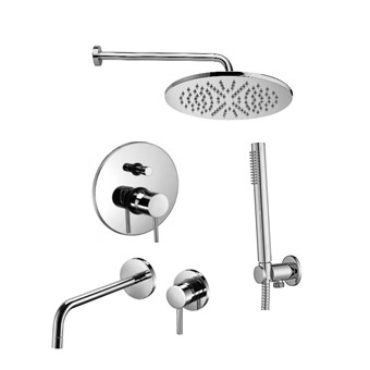 

Душевой комплект Paffoni Light KITLIG015CR006, Хром, KITLIG015CR006