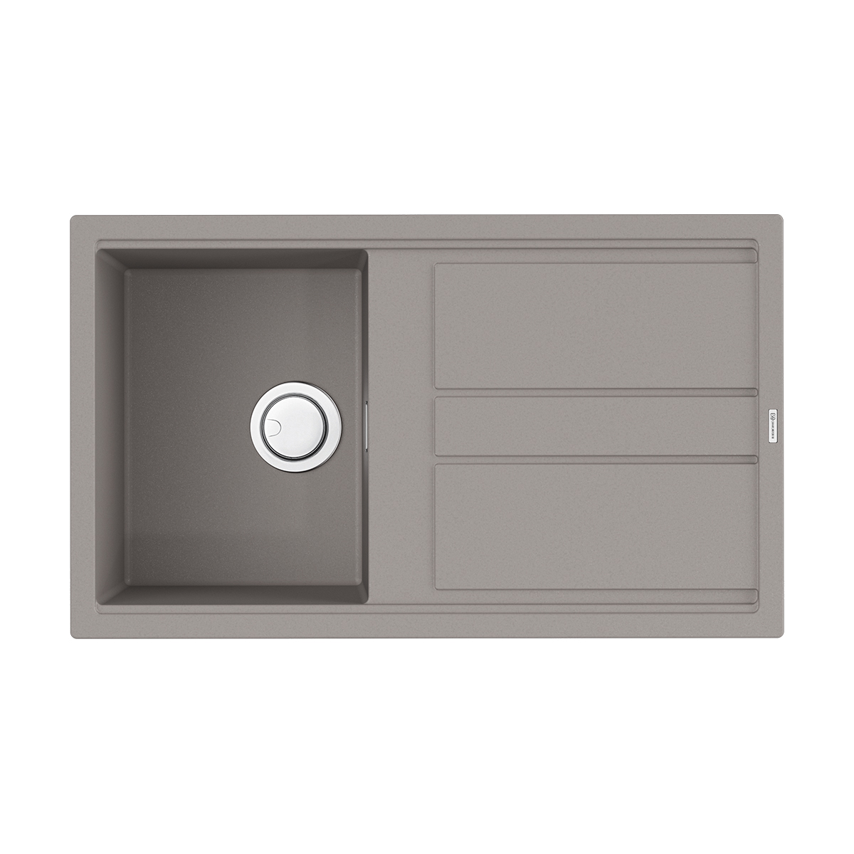 

Мойка кухонная Omoikiri Kitagawa 86-GR leningrad grey, Серый, Kitagawa 86-GR