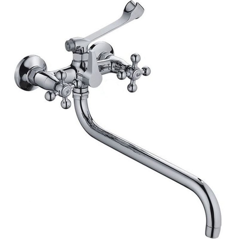 

Смеситель Haiba HB2619-3 для ванны с душем, Хром, HB2619-3