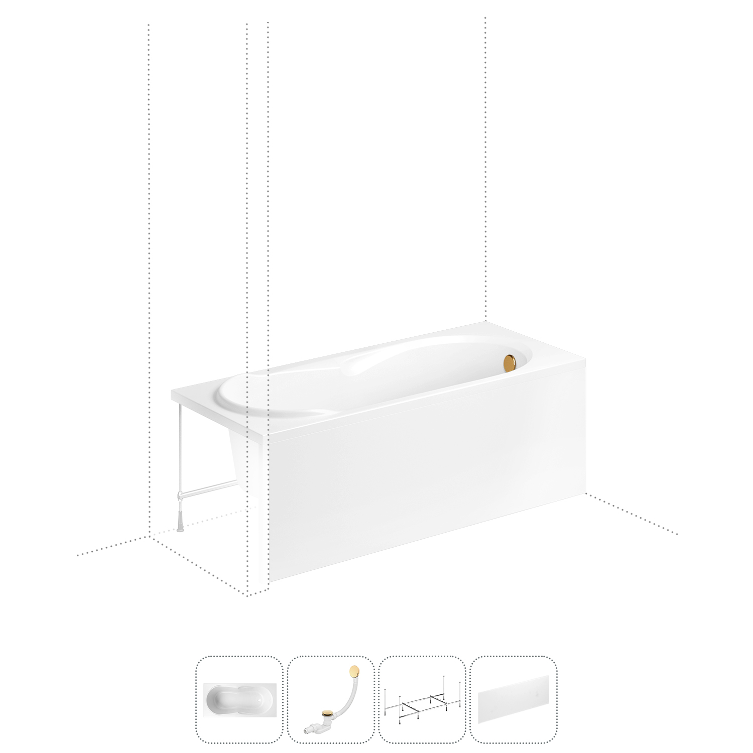 

Комплект с ванной Lavinia Boho Easter Pro 202011242, 202011242