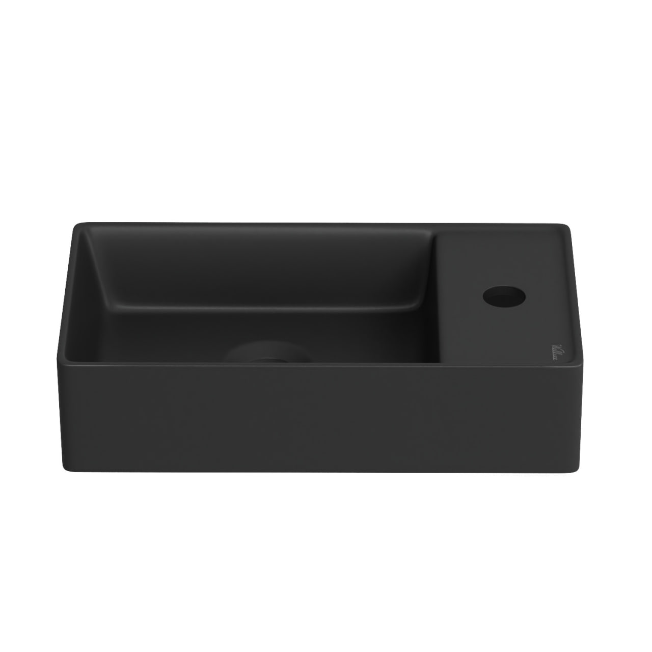 

Маленькая раковина в туалет Wellsee WC Area 321805000 черная матовая, Черный, 321805000