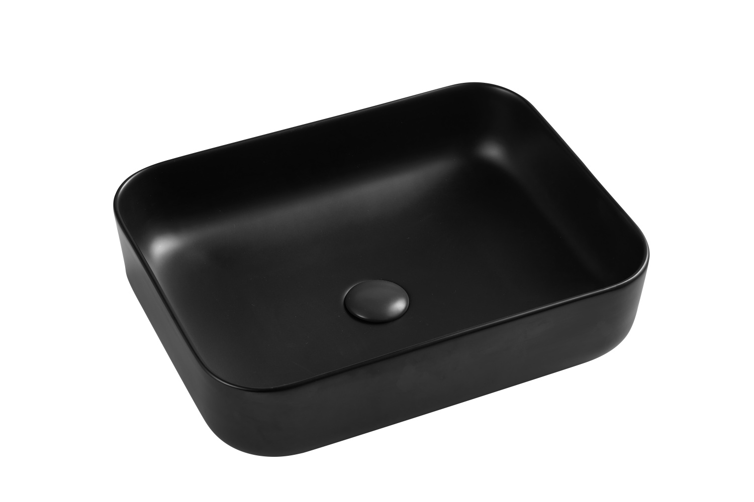 

Раковина D&K Berlin 500х390х140 накладная черная, Черный, 500х390х140