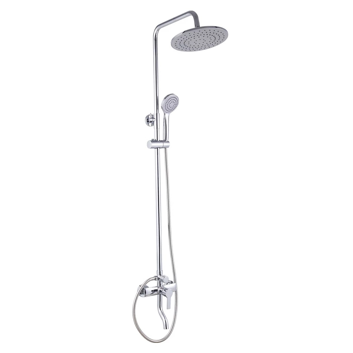 

Душевая стойка Milardo Stripe STRSB1FM06 со смесителем, Хром, STRSB1FM06