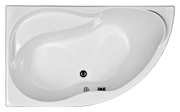

Акриловая ванна Aquanet Graciosa 150x90 L с каркасом, Белый