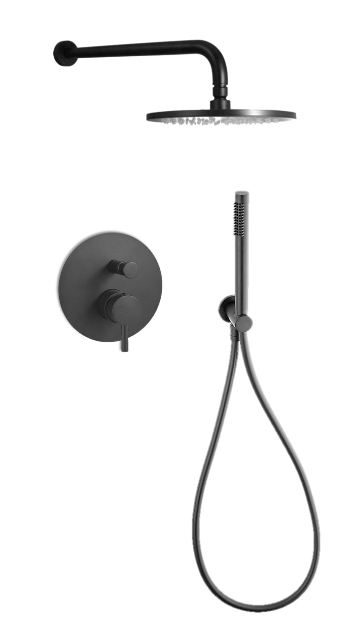 

Душевой комплект Paffoni Light KITLIG015NOKING черный матовый, KITLIG015NOKING