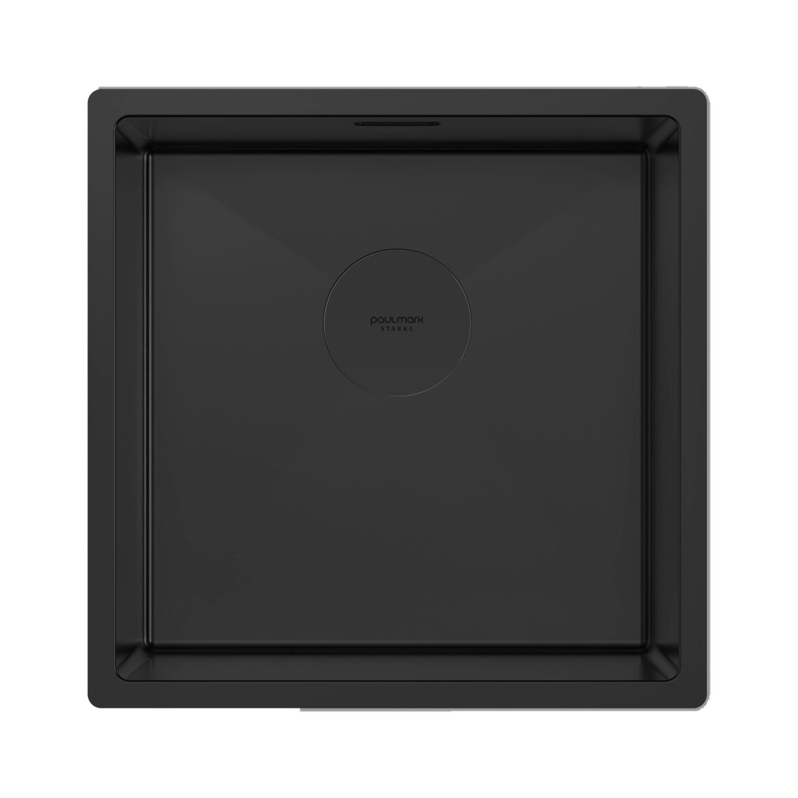 

Мойка кухонная Paulmark NEXT 44 UNI PM214444-MBN 44х44 см черная матовая, Черный матовый, PM214444-MBN