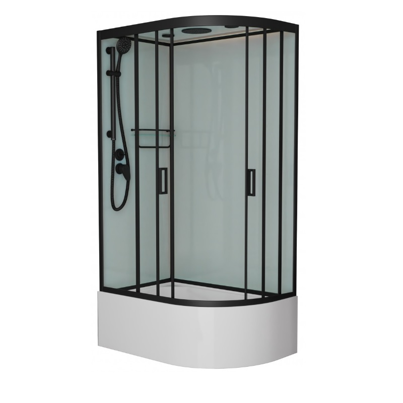 

Душевая кабина Frank F412/2L М Black, F412/2L М Black
