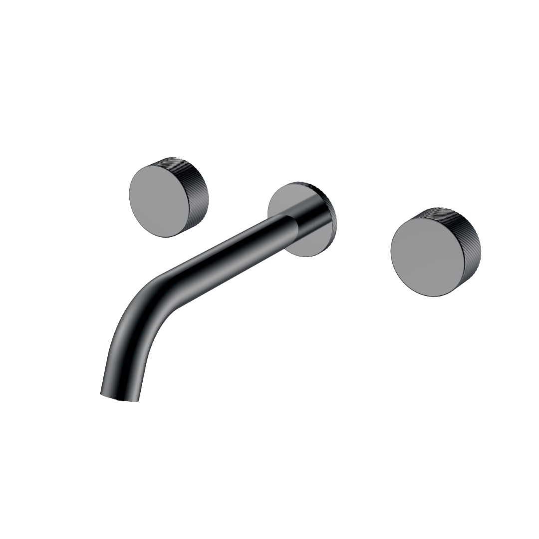

Смеситель Boheme Stick Spirale 152-2-SGM.4 для раковины, графит глянец, 152-2-SGM.4