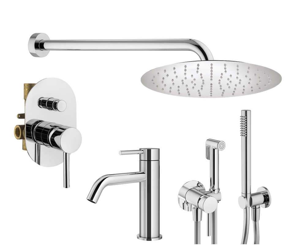 

Душевой комплект Plumberia Selection Ixo KITZXO15CR53 хром, KITZXO15CR53