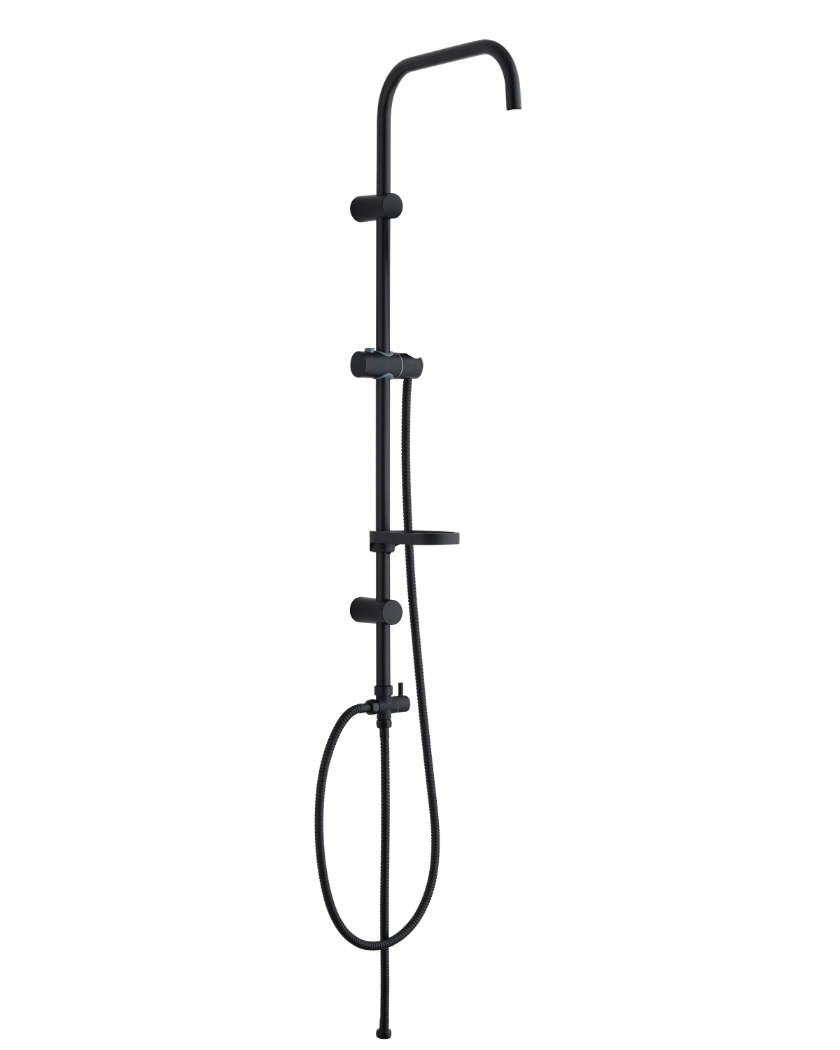 

Душевая штанга OneLife OL-BAR1b с мыльницей, черный, OL-BAR1b