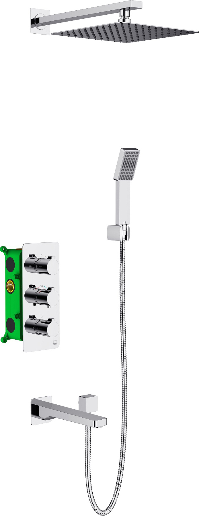 

Душевая система Timo Petruma SX-5149/00SM встраиваемая, хром, SX-5149/00SM chrome