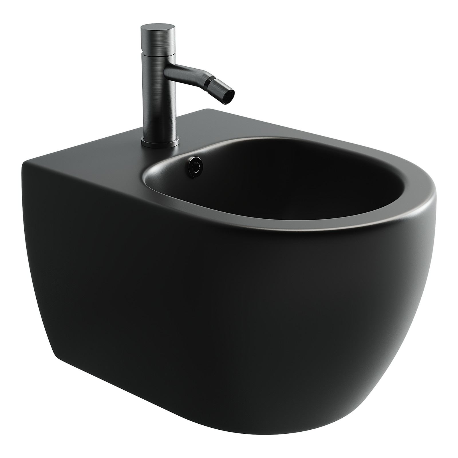 

Биде подвесное Ceramicanova Play CN3002MB черный матовый, CN3002MB