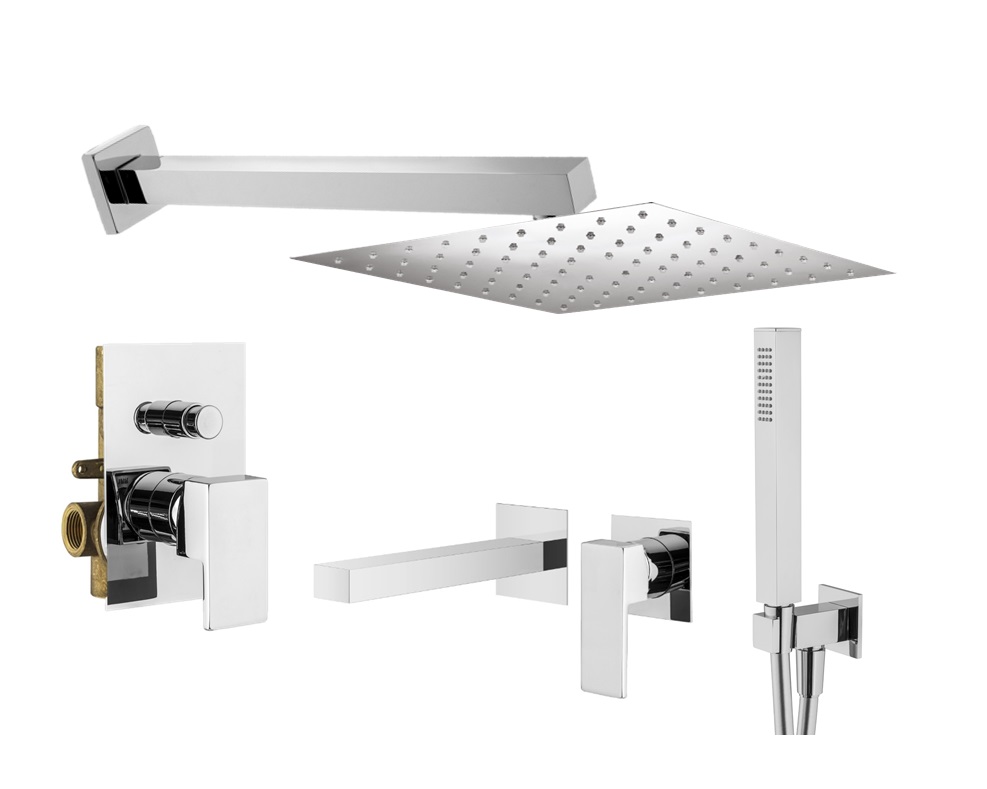 

Душевой комплект Plumberia Selection Tag KITTG15CR220 хром, KITTG15CR220