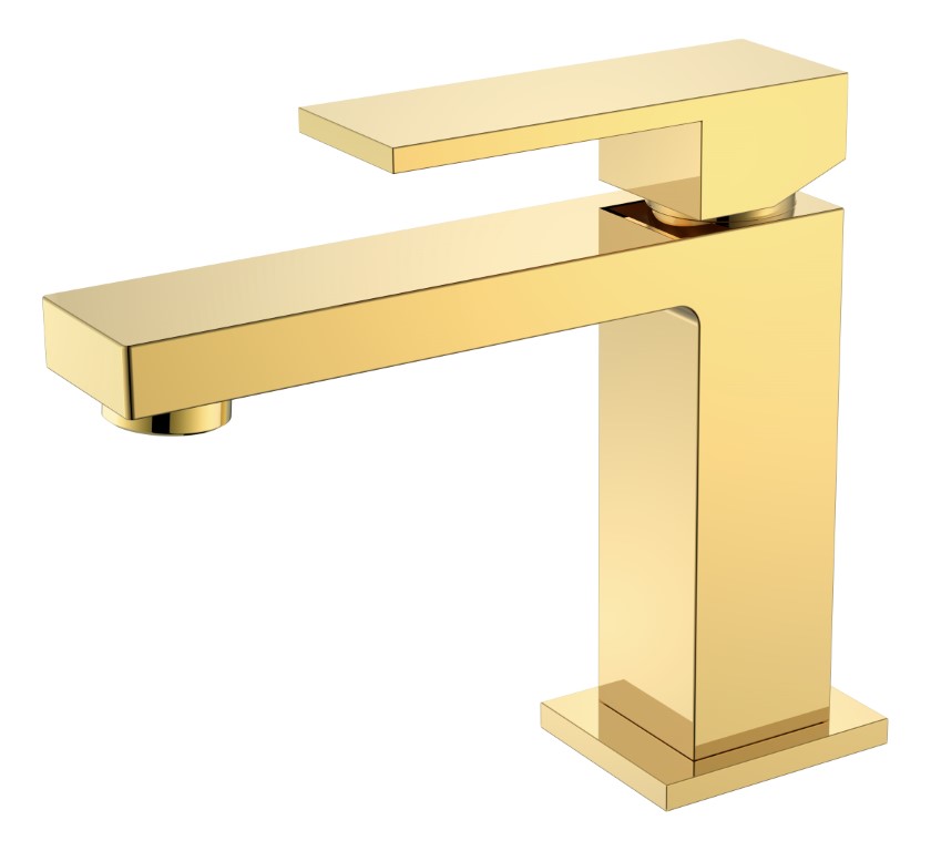 

Смеситель для раковины Boheme Qubic 471-G золото глянцевое, Qubic 471-G