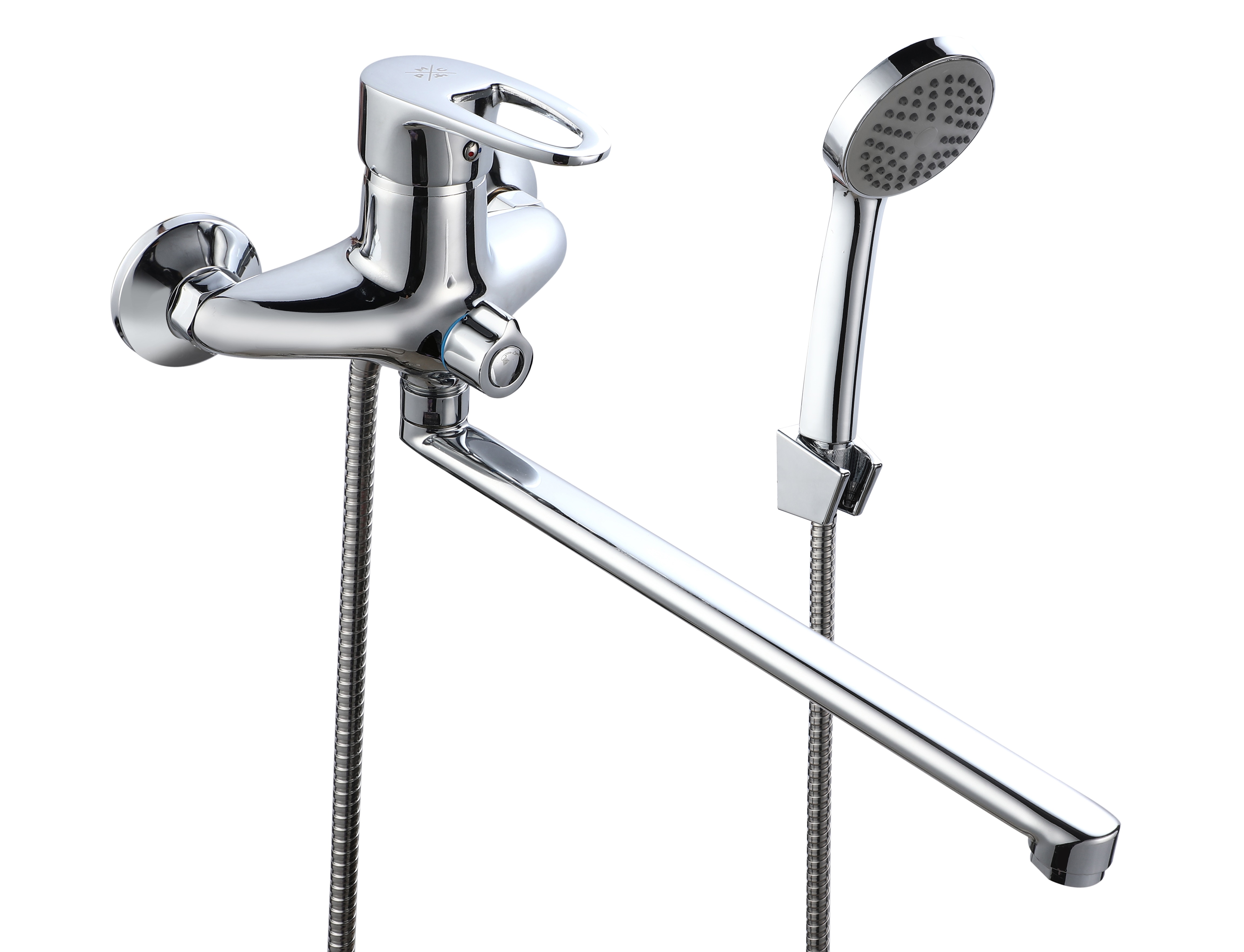 

Смеситель для ванны с душем РМС SL52-006E-3 хром, SL52-006E-3