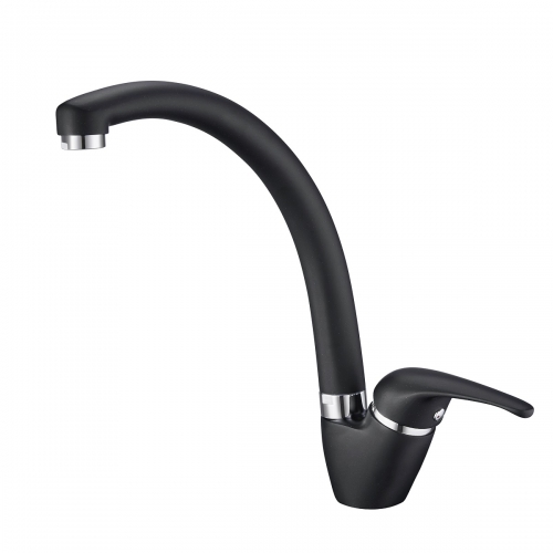 

Смеситель Emar Quartz ЕС - 3013 для кухни оникс, Черный, ЕС - 3013