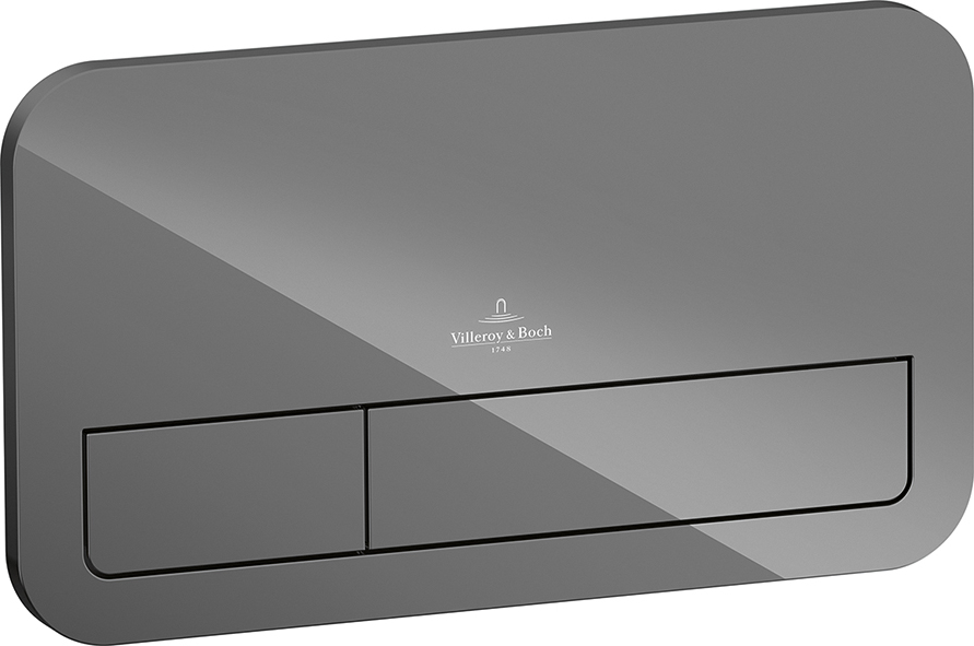 

Кнопка смыва Villeroy & Boch Viconnect 922400RA серый глянцевый, Viconnect 922400RA
