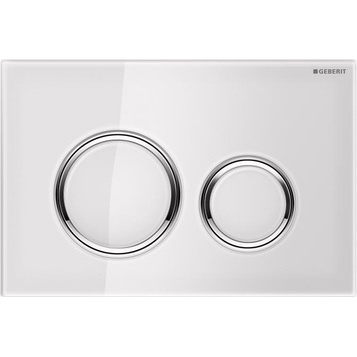 

Кнопка смыва Geberit Sigma 21 115.884.SI.1 белое стекло, глянцевый хром, Белый / хром, Sigma 21 115.884.SI.1