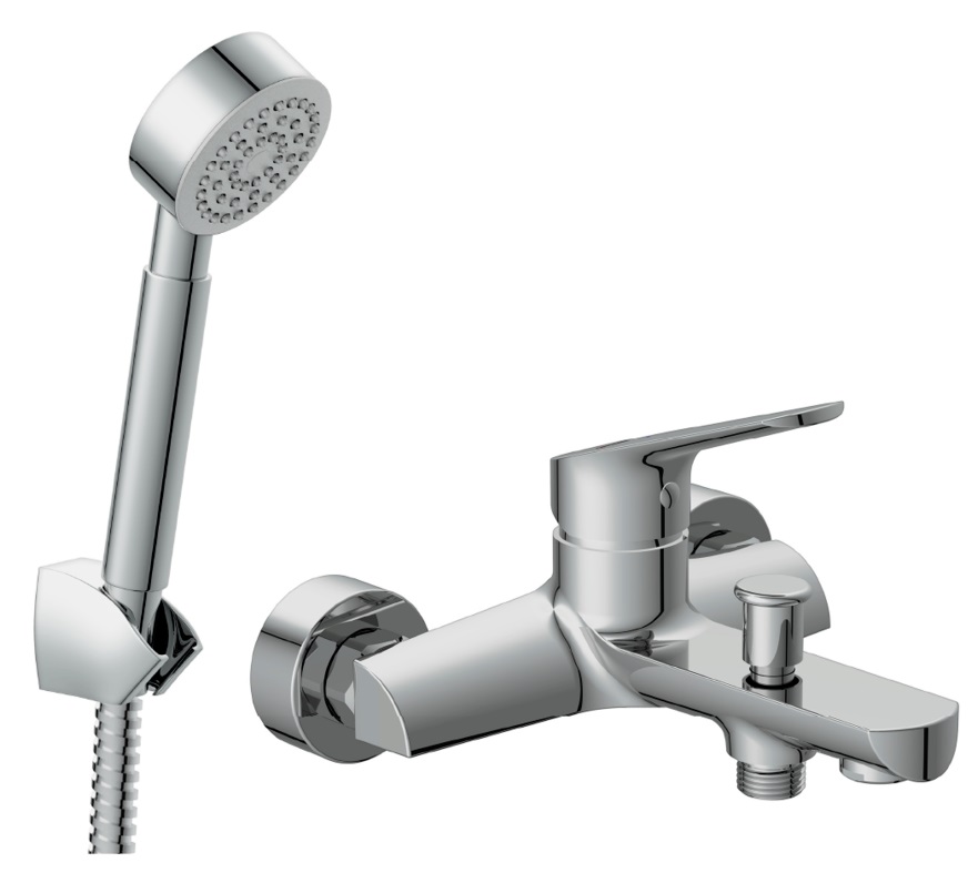 

Душевой комплект Cersanit Flavis/Cari 64509 2 в 1, Хром, Flavis 64509