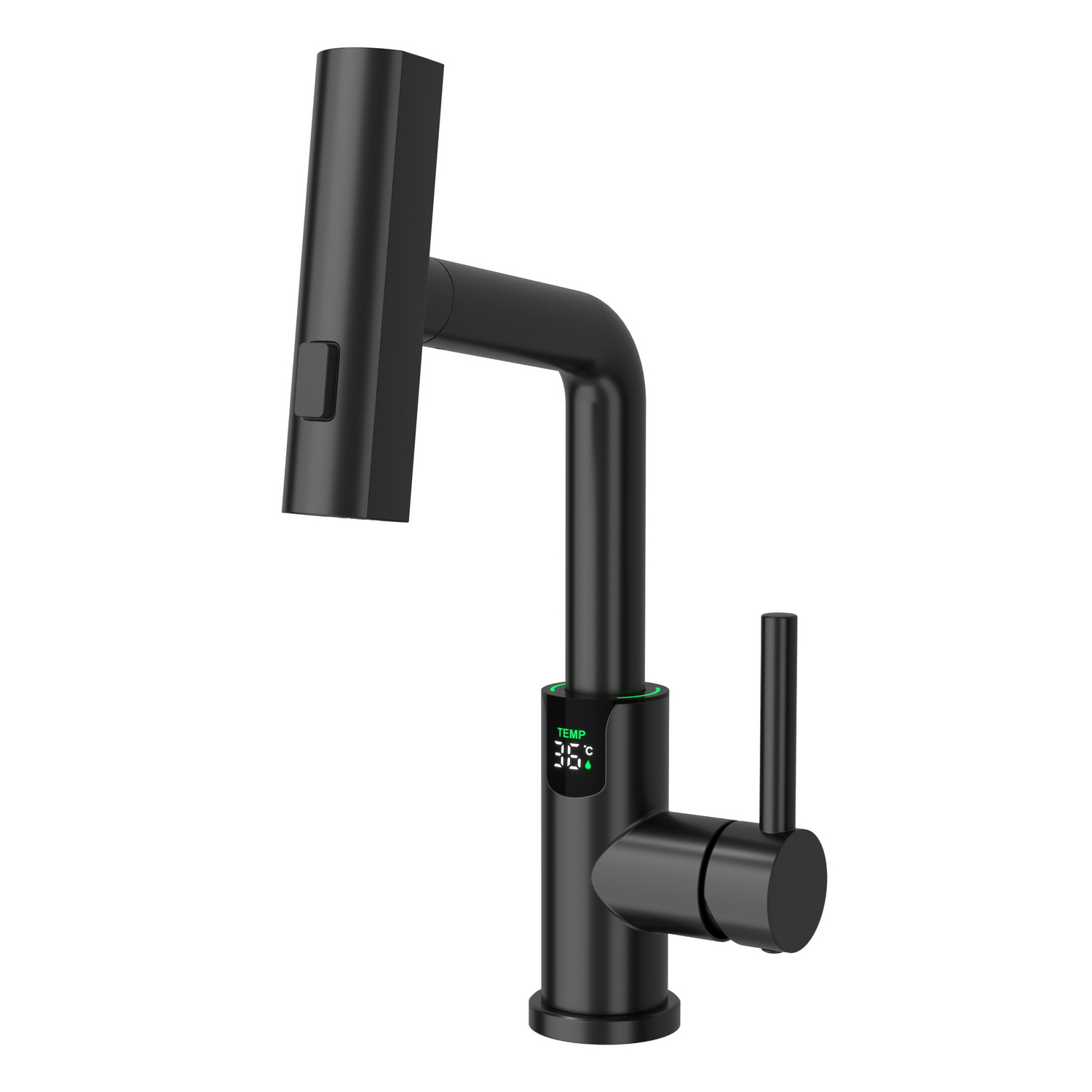 

Смеситель для раковины Black&White SD3028B черный матовый, 3028B