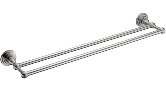

Полотенцедержатель WasserKRAFT Ammer K-7040 двойной, Хром, Ammer K-7040