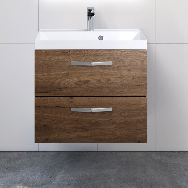 

Тумба с раковиной BelBagno Aurora 60 rovere tabacco, Темное дерево, Aurora 60
