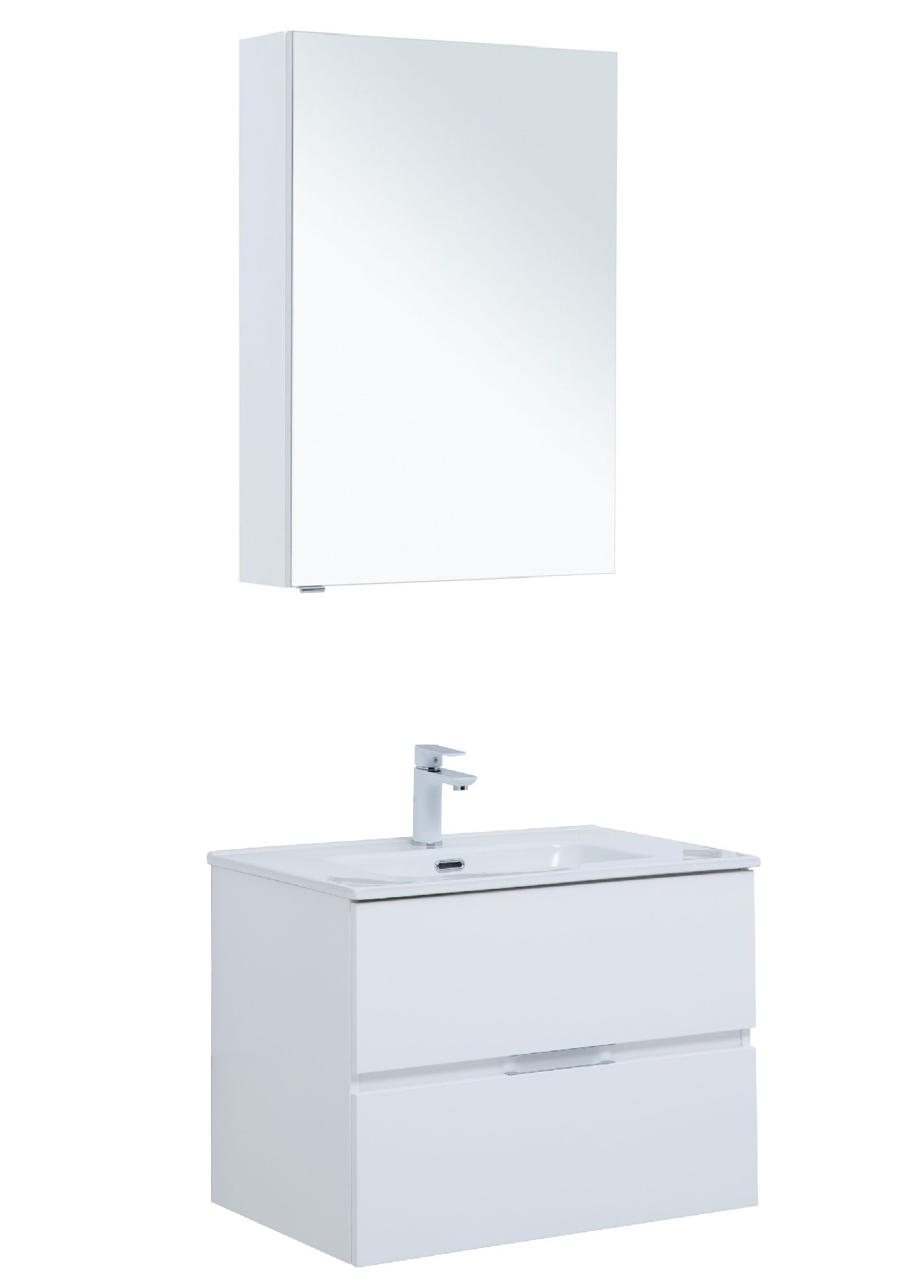 

Мебель для ванной Aquanet Алвита New 70 2 ящика, белая матовая, Белый, Алвита New 70