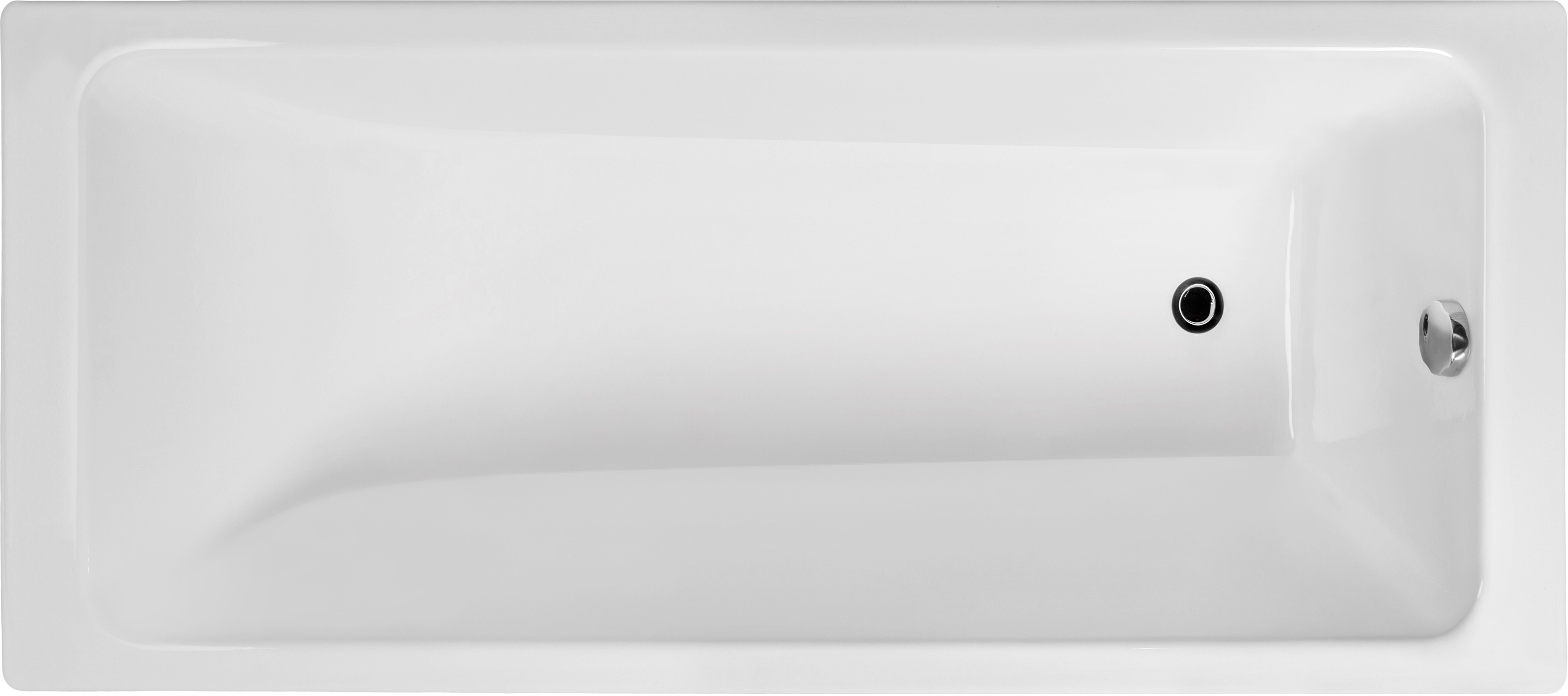 

Чугунная ванна Wotte Line 150x70 см, Белый