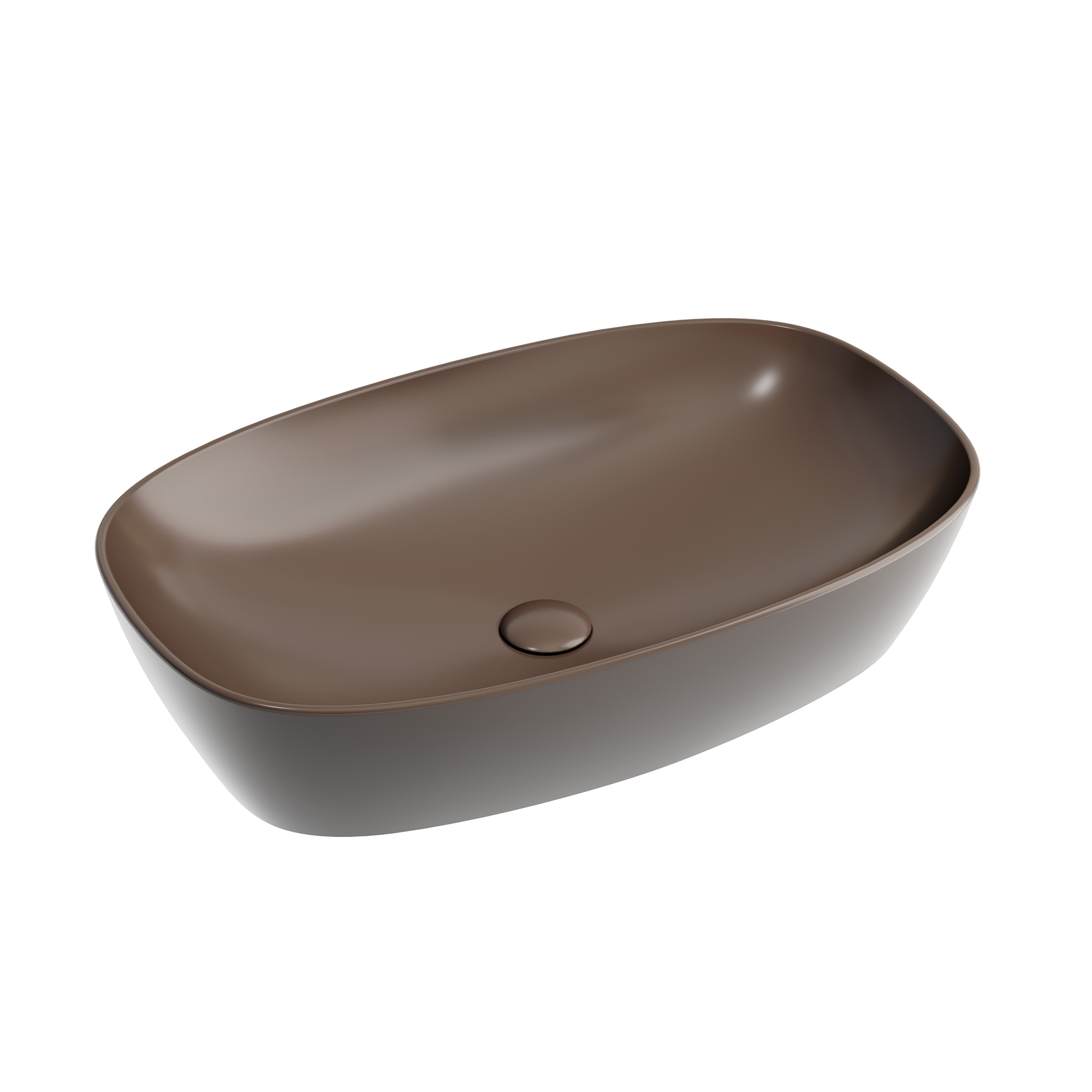 

Раковина Ceramicanova Element CN6049MDB 60 см, темно-коричневая матовая, Коричневый, CN6049MDB