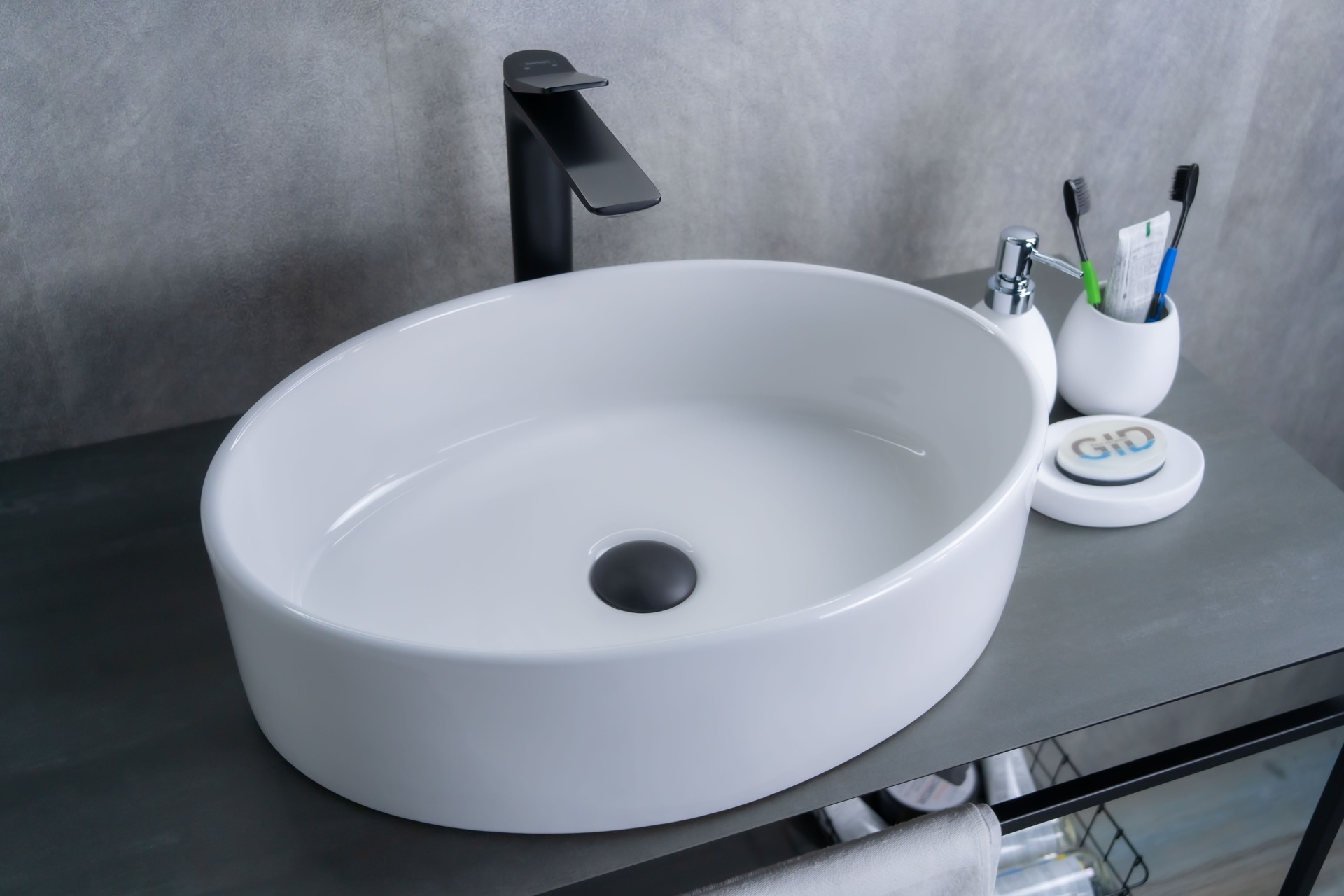 

Раковина Gid Lago N9012 накладная 50х36 белая, Белый, Lago N9012