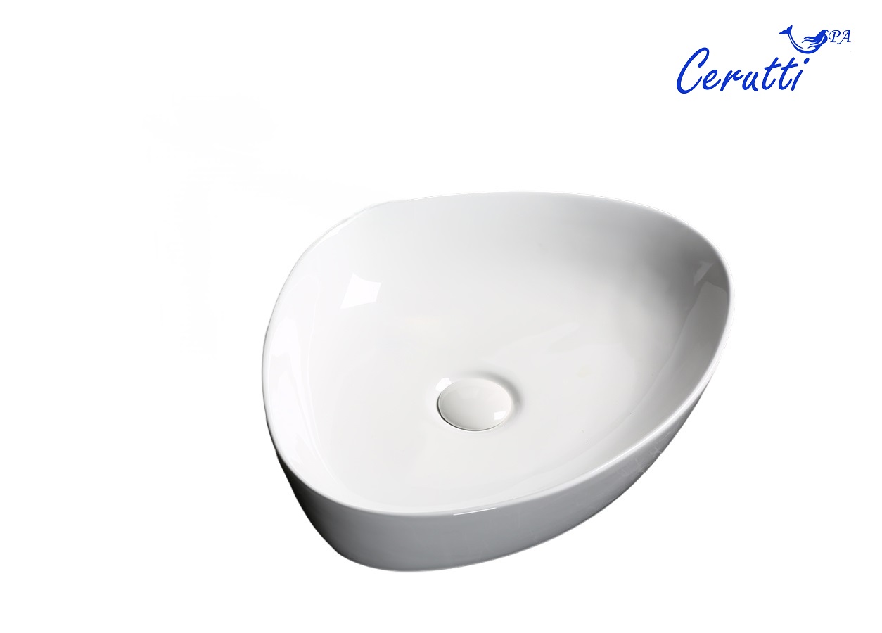 

Раковина Ceruttispa CR0021C 50х41,5 накладная, треугольная, белый, CR0021C