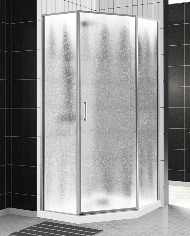 

Душевой уголок BelBagno UNO-195-P-1-90-CH-CR стекло рифленое, UNO-195-P-1-90-CH-CR