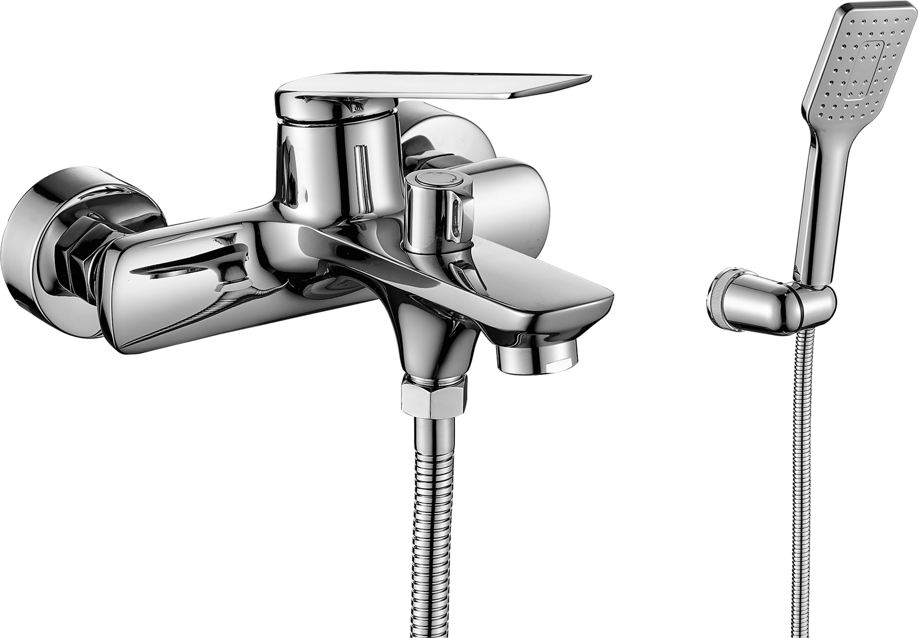 

Смеситель Rush Bering BE5535-44 для ванны с душем, Хром