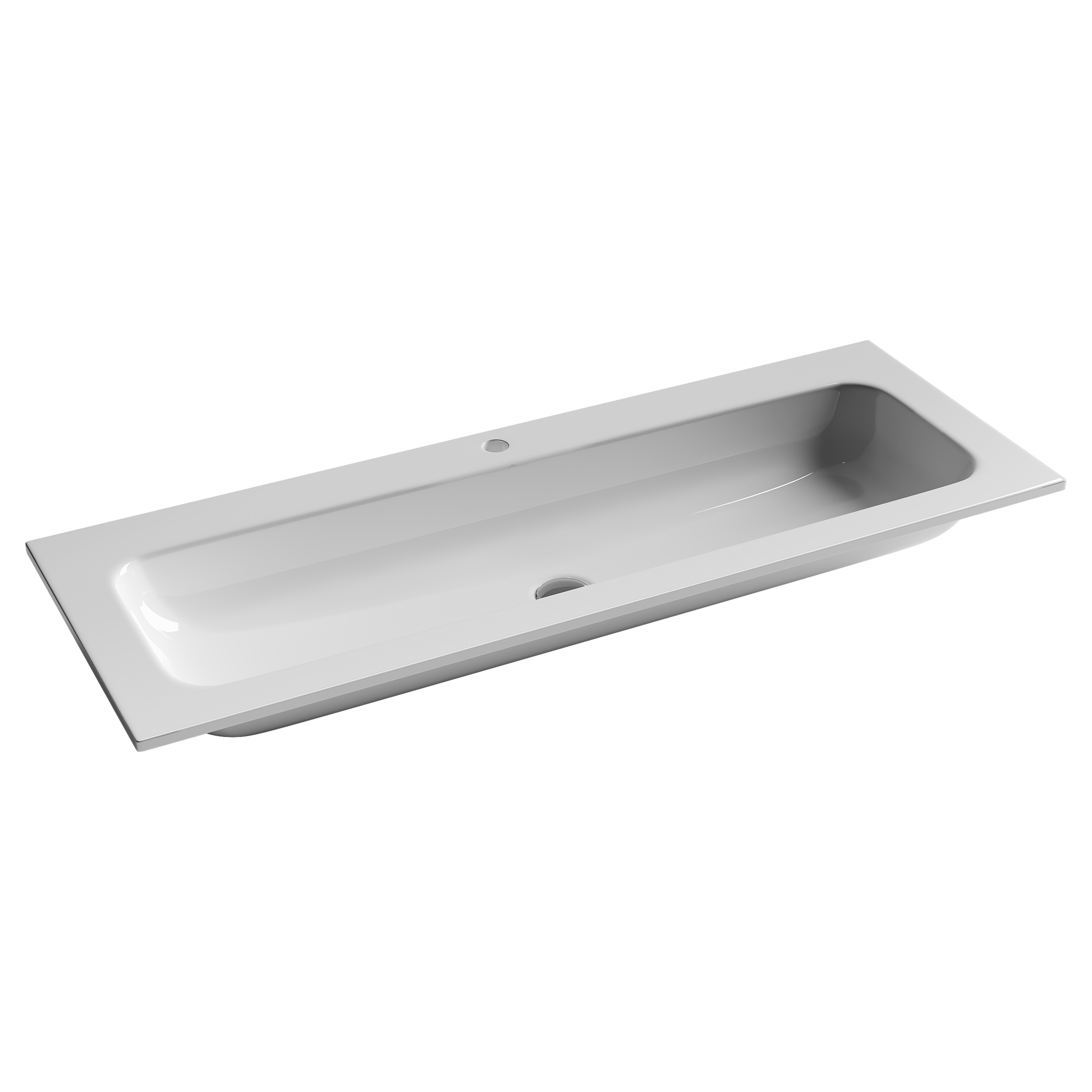 

Мебельная раковина Ceramicanova Grace CN7017 встраиваемая 121х45,7 см, Белый, CN7007