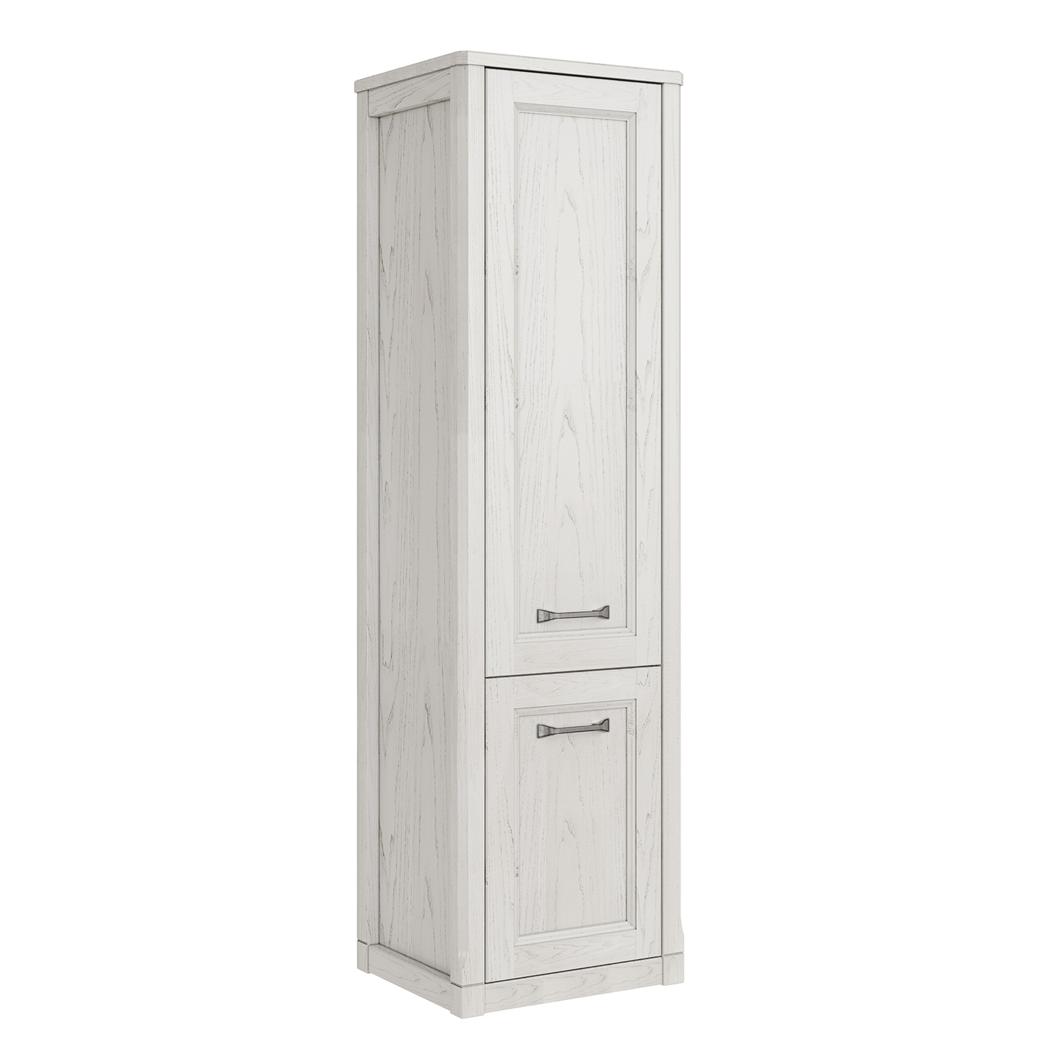 

Шкаф-пенал ASB-Woodline Толедо 40 белый патина серебро, 11226