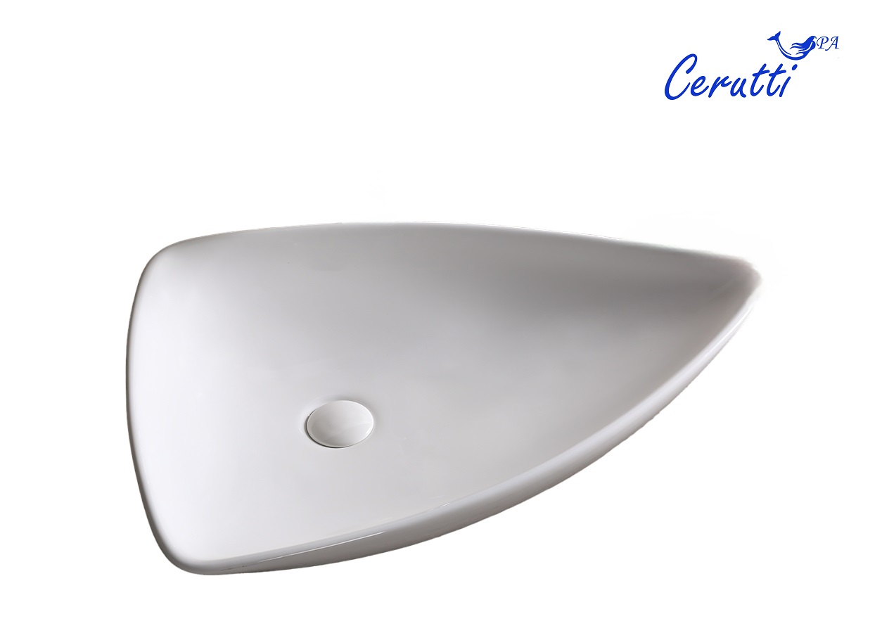 

Раковина Ceruttispa CR7014 69х47 накладная, треугольная, белый, CR7014