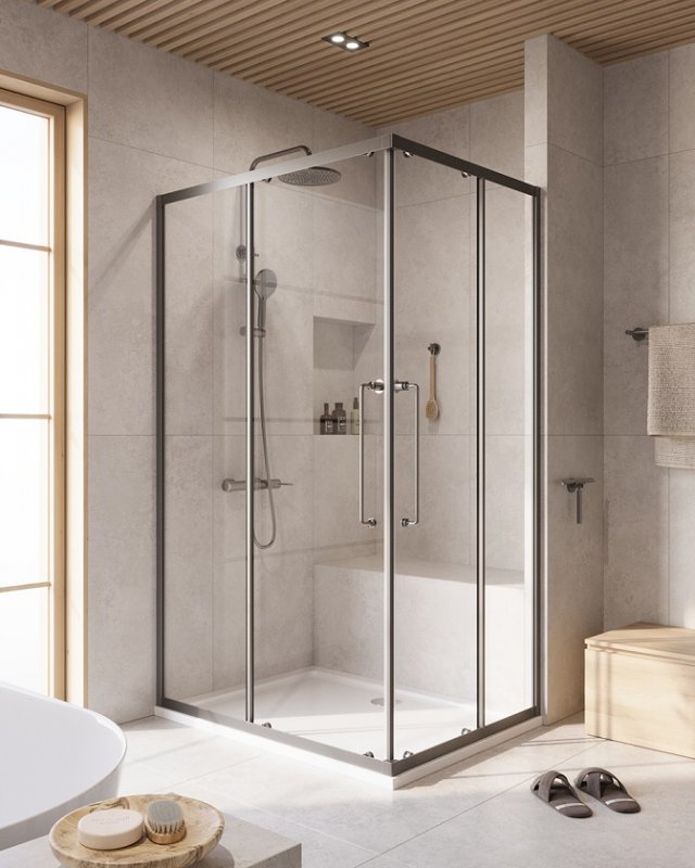 

Душевой уголок Cezares Relax-304-AH-2-120/90-C-GM профиль оружейная сталь, стекло прозрачное, RELAX-304-AH-2-120/90-C-GM